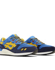 Pair of ASICS Gel-Lyte lll 07 Remastered Kith Marvel X-Men Cyclops in blue and yellow