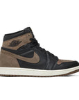 Side of Jordan 1 Retro High OG in brown and black