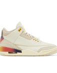 Side of Jordan 3 Retro SP J Balvin Medellin Sunset, multi-coloured