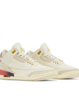 Pair of Jordan 3 Retro SP J Balvin Medellin Sunset, multi-coloured