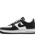 Side of Nike Air Force 1 QS Terror Squad Blackout in Black and White.