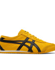 Side of ontisuka tiger kill bill in black and yellow