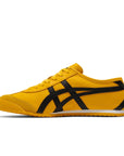 Side of ontisuka tiger kill bill in black and yellow