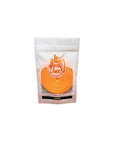 Packet of Citrus laces from The Lace Check in Citrus Orange