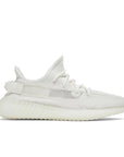 Side of the adidas Yeezy Boost 350 v2 Bone sneaker