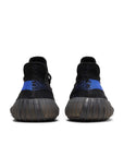 Heels of the adidas Yeezy Boost 350 v2 Dazzling Blue sneaker