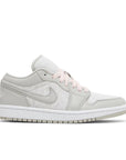 Side of Jordan 1 Low SE Light Iron Ore (W) in Grey.