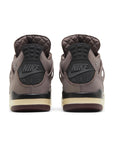 Heels of Jordan 4 Retro A Ma Maniere Violet Ore in Light Purple and Cream