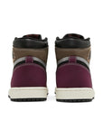 Heels of the Nike Air Jordan 1 High OG Crafted basketball shoes in mixed colour