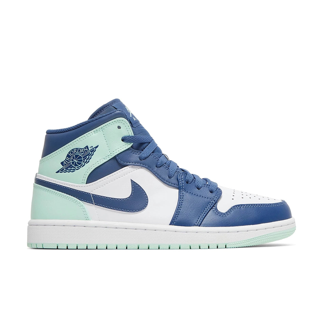 Jordan 1 Mid Mystic Navy Foam 554724 413 VIP Sneakers