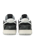 Heel of the Nike dunk low retro animal pack zebra inspired colour
