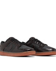 A pair of Nike Dunk Low Velvet Brown Black mens sneakers in brown