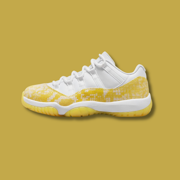 Air Jordan 11 Low WMNS “Yellow Snakeskin” is one of 2023's most anticipated sneaker release