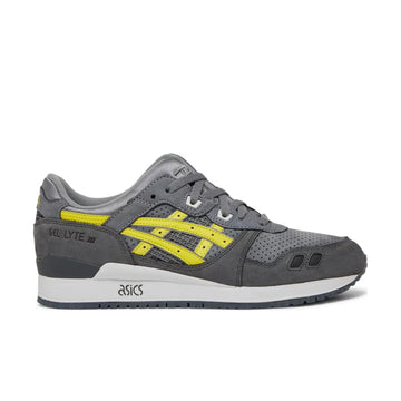 Side of ASICS Gel-Lyte lll Remastered Ronnie Fieg Super Yellow in Grey and Yellow