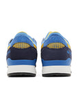 Heels of ASICS Gel-Lyte lll 07 Remastered Kith Marvel X-Men Cyclops in blue and yellow