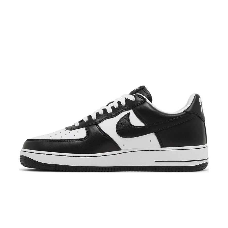 Side of Nike Air Force 1 QS Terror Squad Blackout in Black and White.