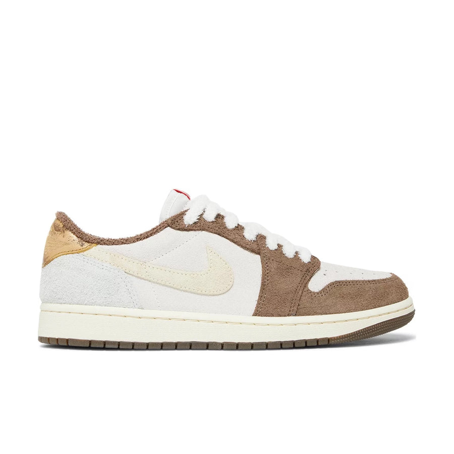 Side of Jordan 1 Retro Low OG Year Of The Rabbit In Brown And Sail