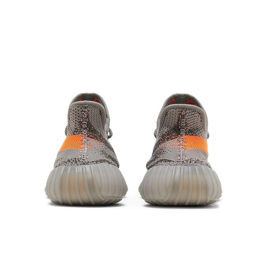 Heels of the adidas Yeezy Boost 350 v2 Beluga Reflective sneaker