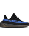 Side of the adidas Yeezy Boost 350 v2 Dazzling Blue sneaker