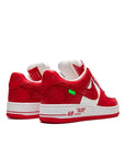 LV Nike Air Force 1 Low By Virgil Abloh White Red