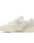 The side of the New Balance 550 Aime Leon Dore White Leather sneaker