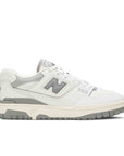 The side of the New Balance 550 Aime Leon Dore White Grey sneaker