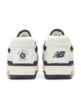 The heels of the New Balance 550 Aime Leon Dore White Navy sneakers