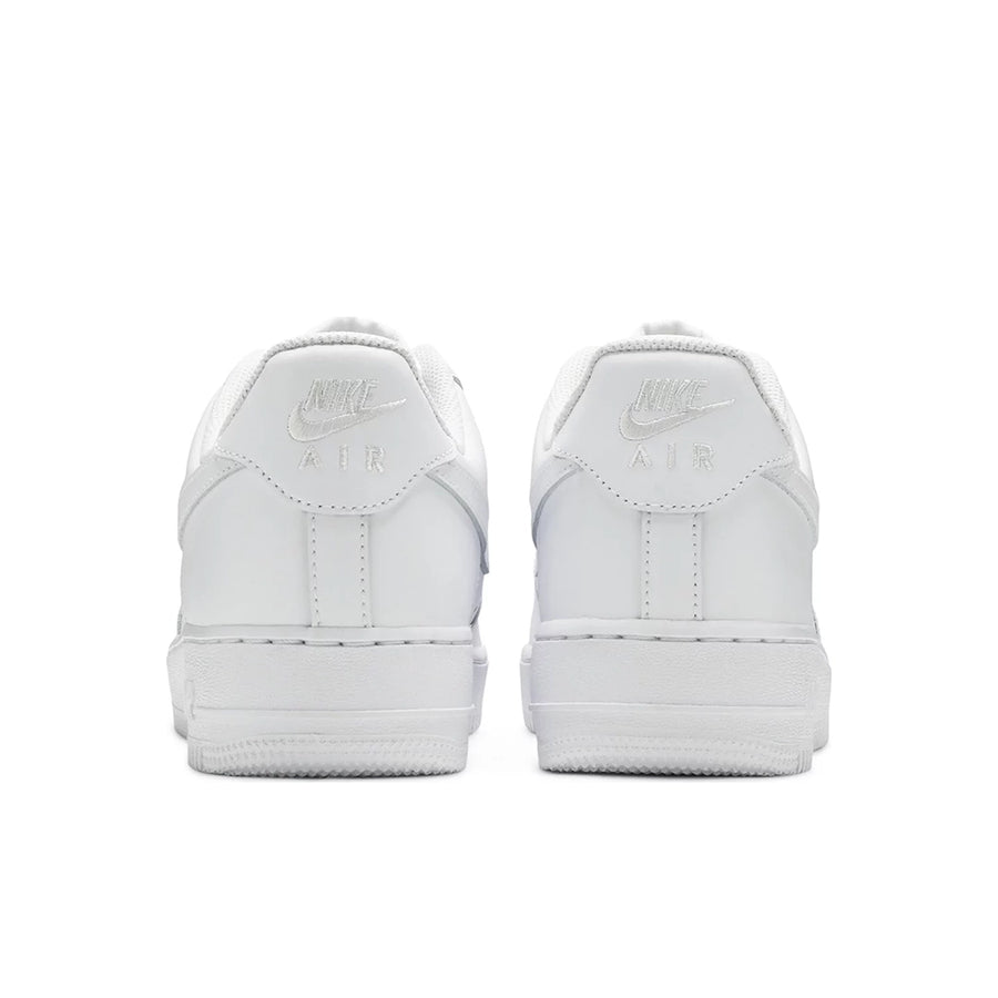 Heels of WMNS Nike Air Force 1 '07 White in White
