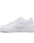 Side of Nike Air Force 1 Low Triple White (GS) in White