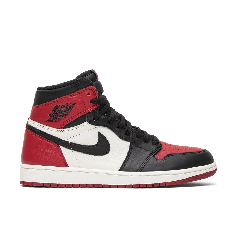 Jordan 1 red white top black 2018