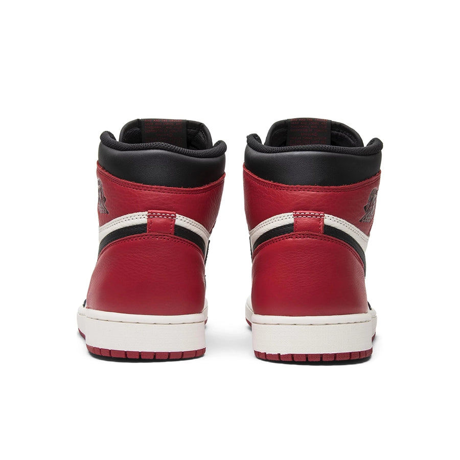 Jordan 1 Retro High Bred Toe 2018 555088 610 VIP Sneakers