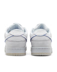 Heel of the Nike dunk low wolf grey pure platinum