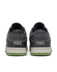 Heel of the Nike Dunk Low Swoosh Shadow Iron Grey sneakers in grey